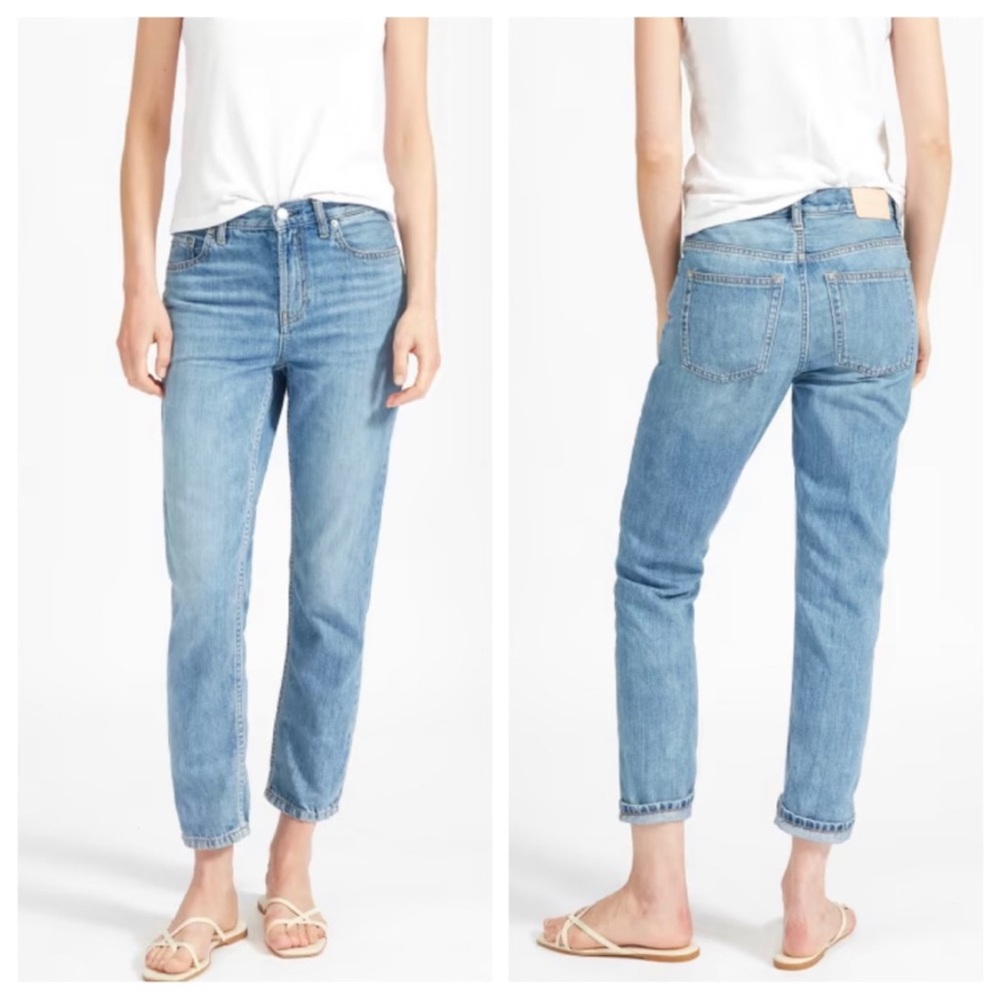Everlane Summer Jean - Boyfriend Jeans in Vintage Blue